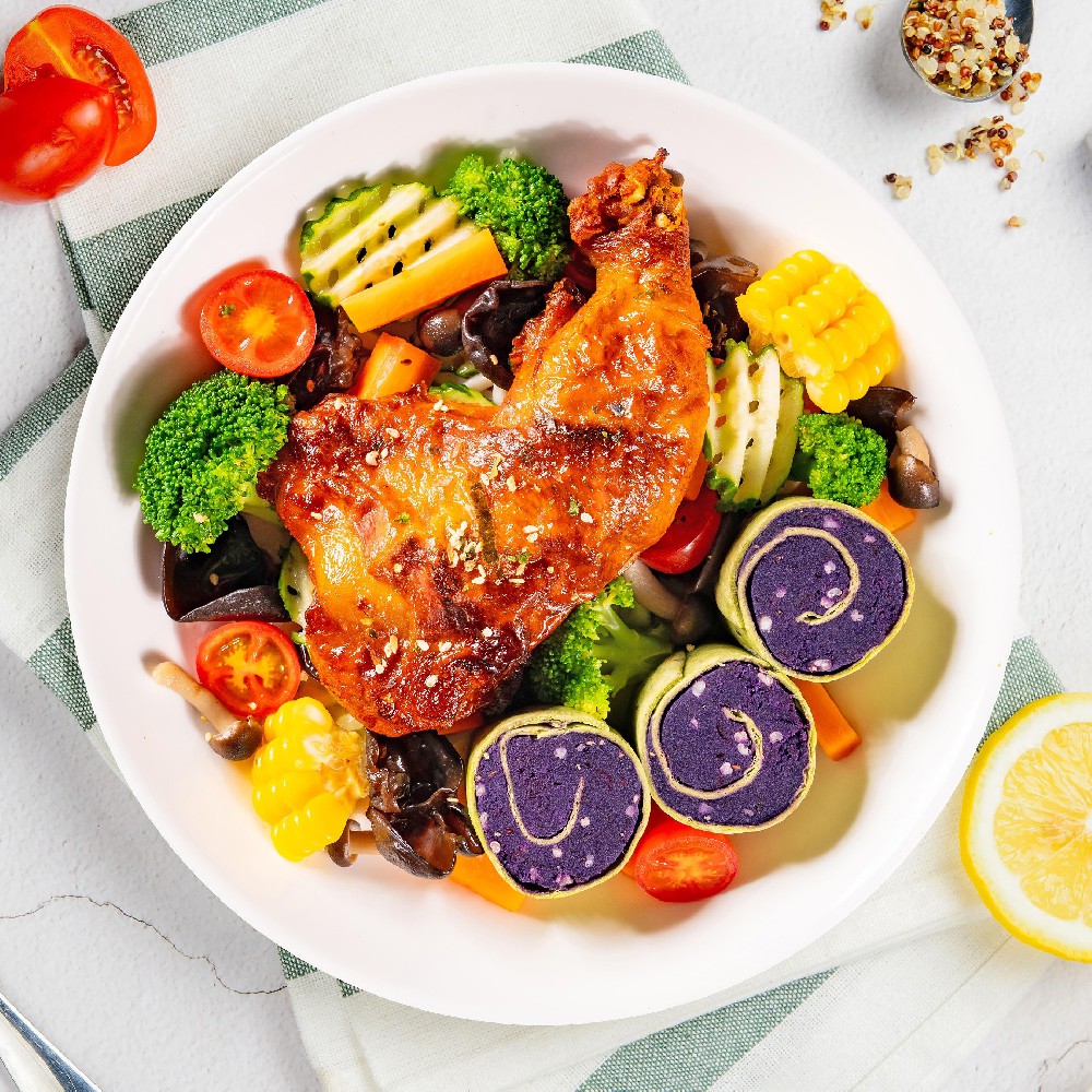 低卡减脂沙拉饭